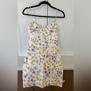 Zara Floral Print Mini Dress